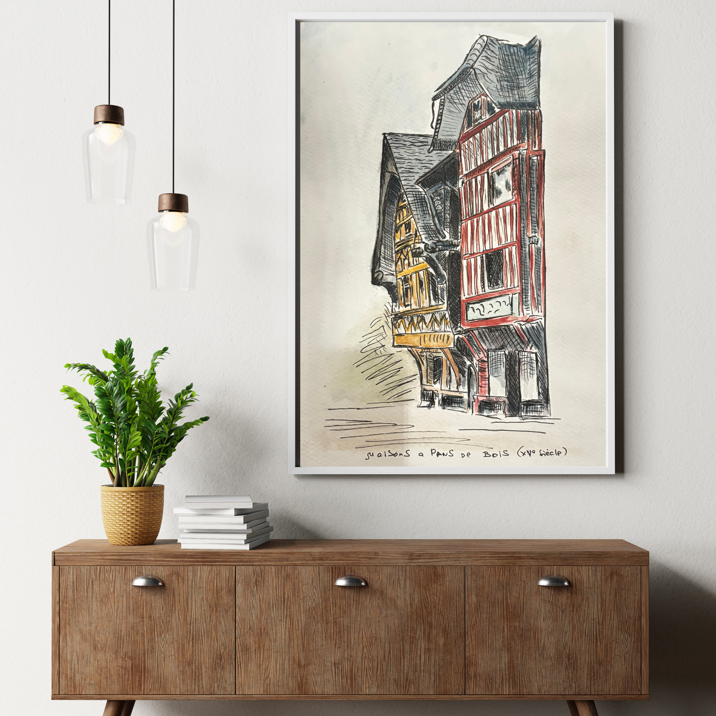 Maison à pans de bois