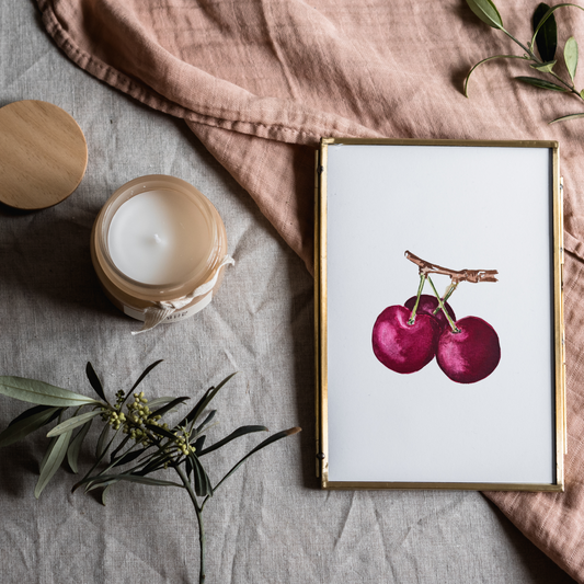 Aquarelle Cerises
